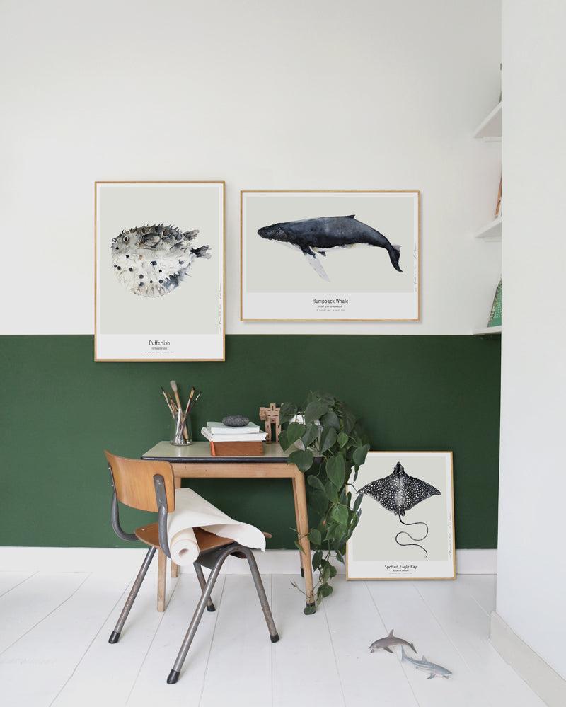 Art print - Spotted Eagle Ray