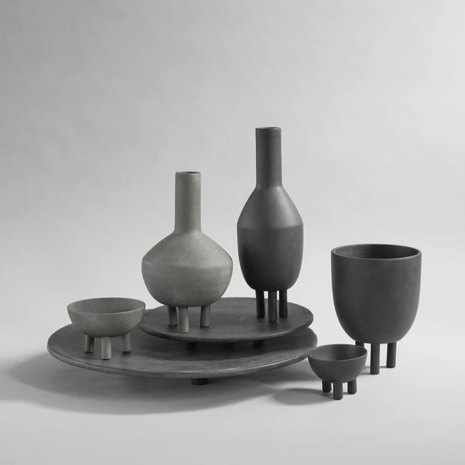 101 Duck Vase Fat Dark Grey 【公式通販】