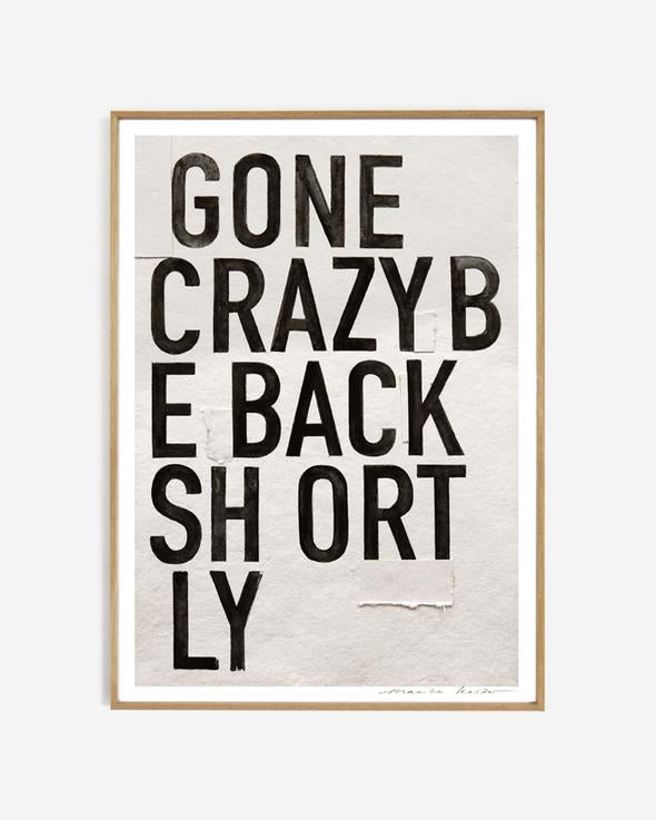 Typographic on canvas