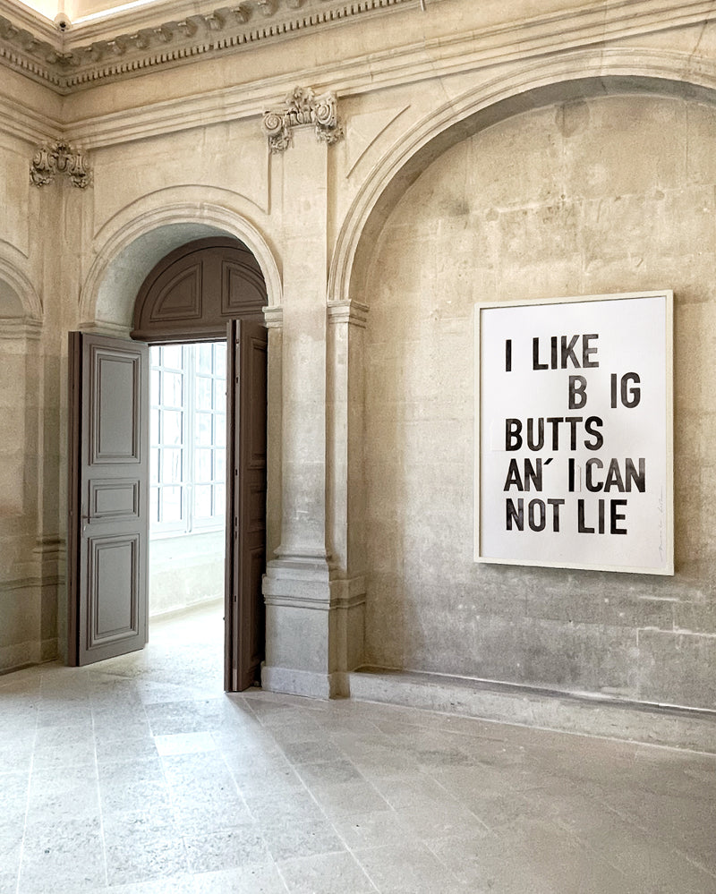 Typographic on canvas