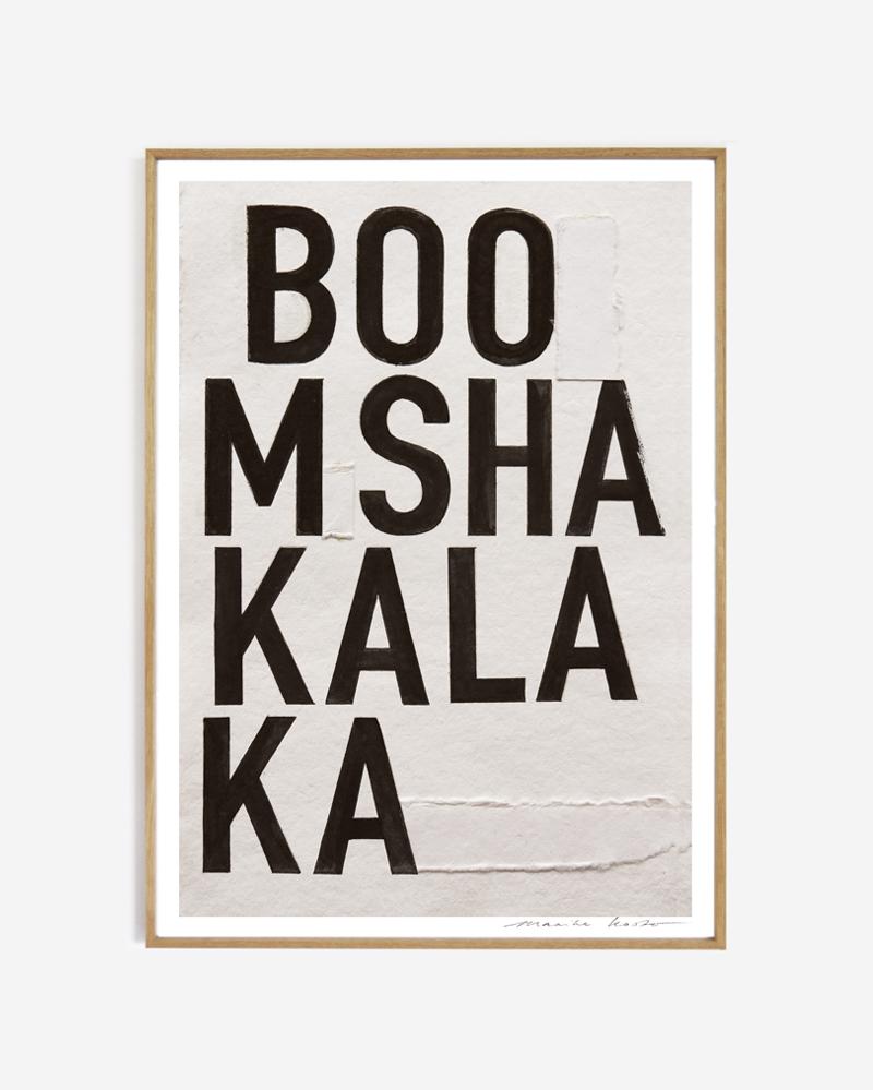 Typographic on canvas