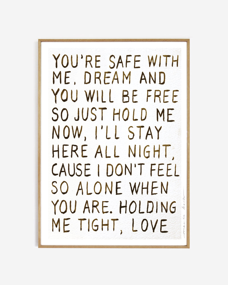 Typographic on canvas