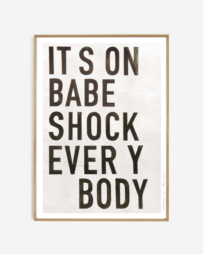 Typographic on canvas