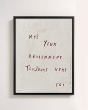 Fine-Art Canvas - mes yeux