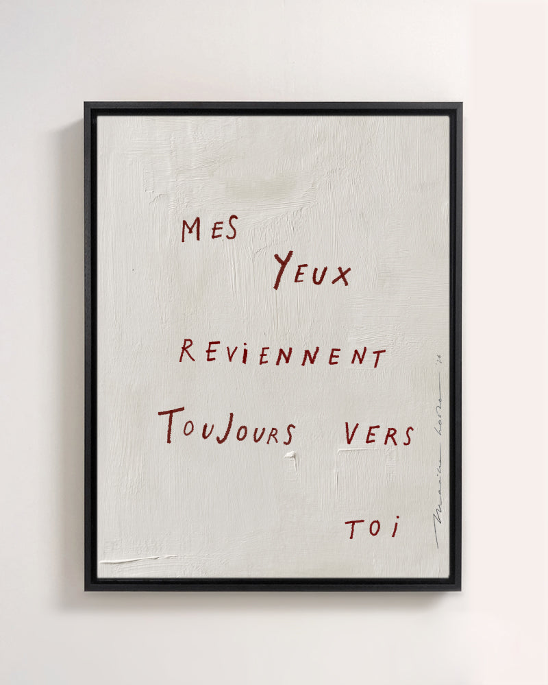 Fine-Art Canvas - mes yeux