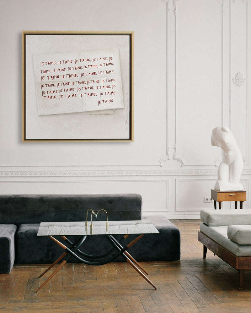 Fine-Art Canvas - Lettre d'Amour