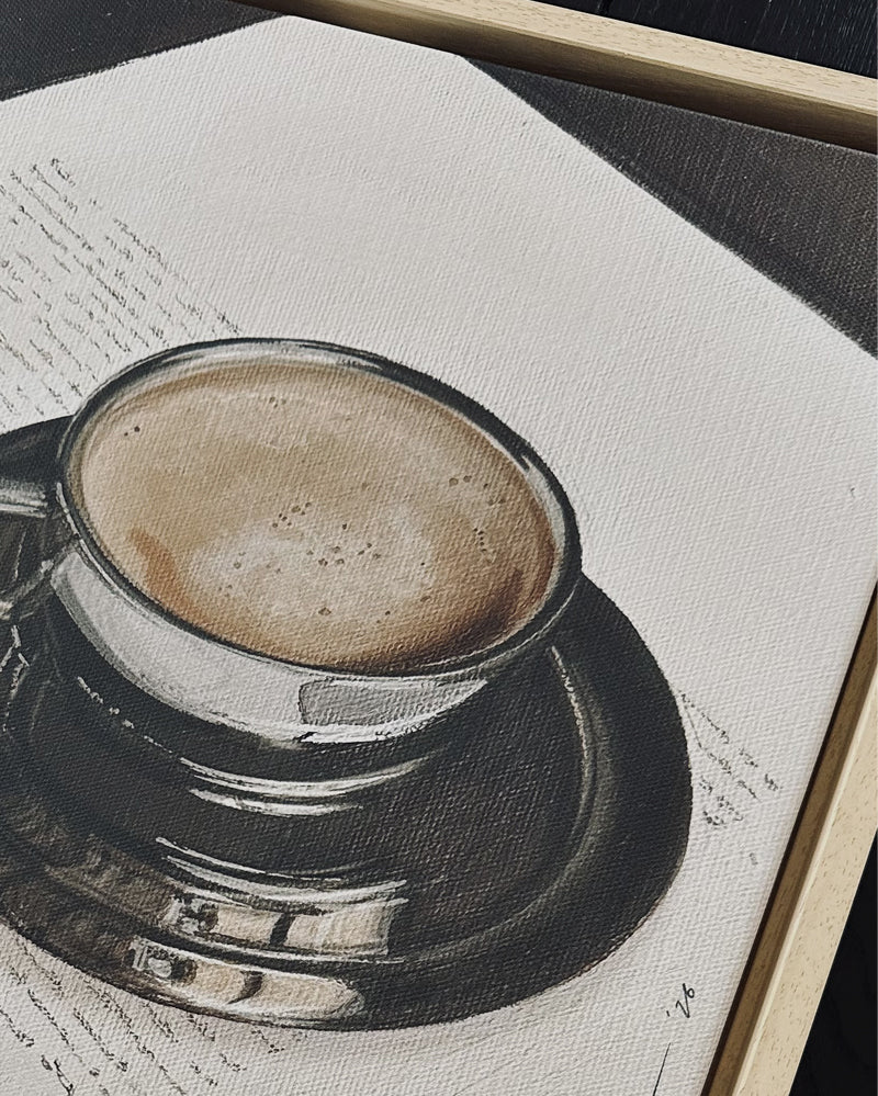 Fine-Art Canvas - Café crème