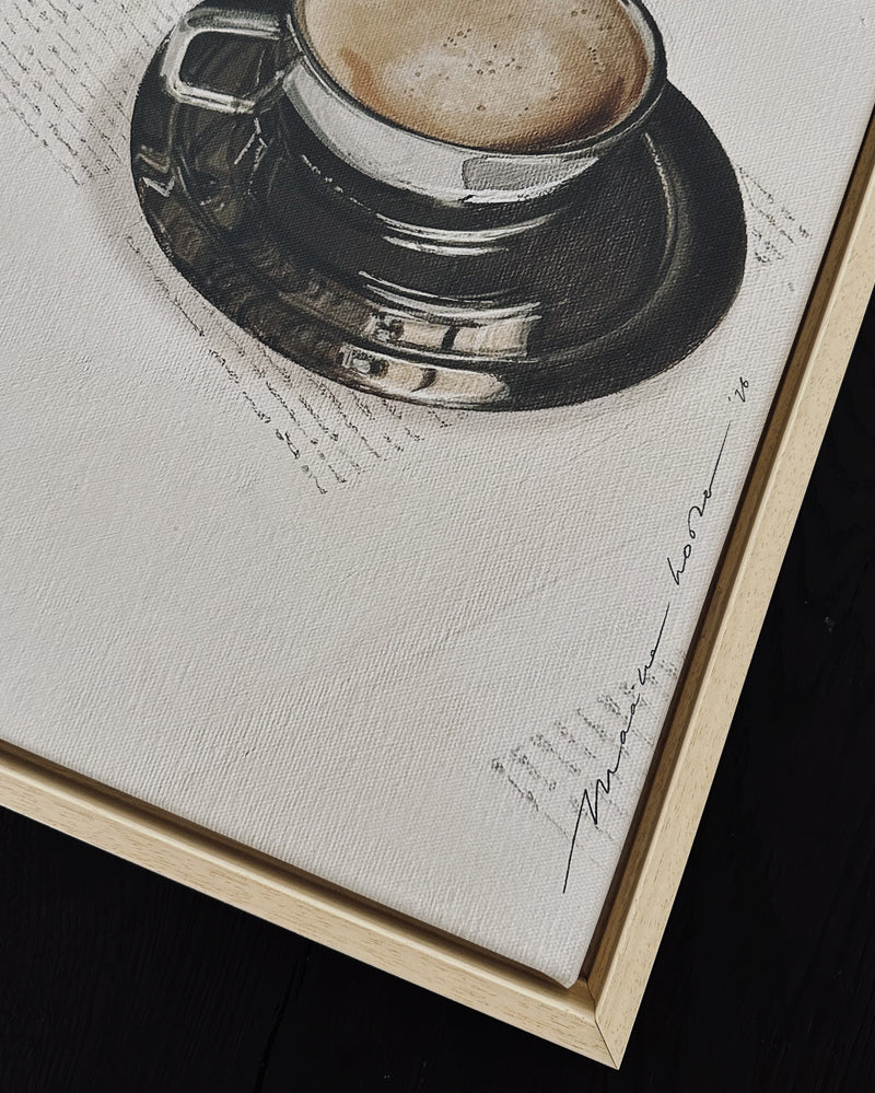 Fine-Art Canvas - Café crème