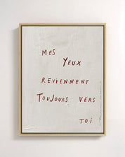 Fine-Art Canvas - mes yeux