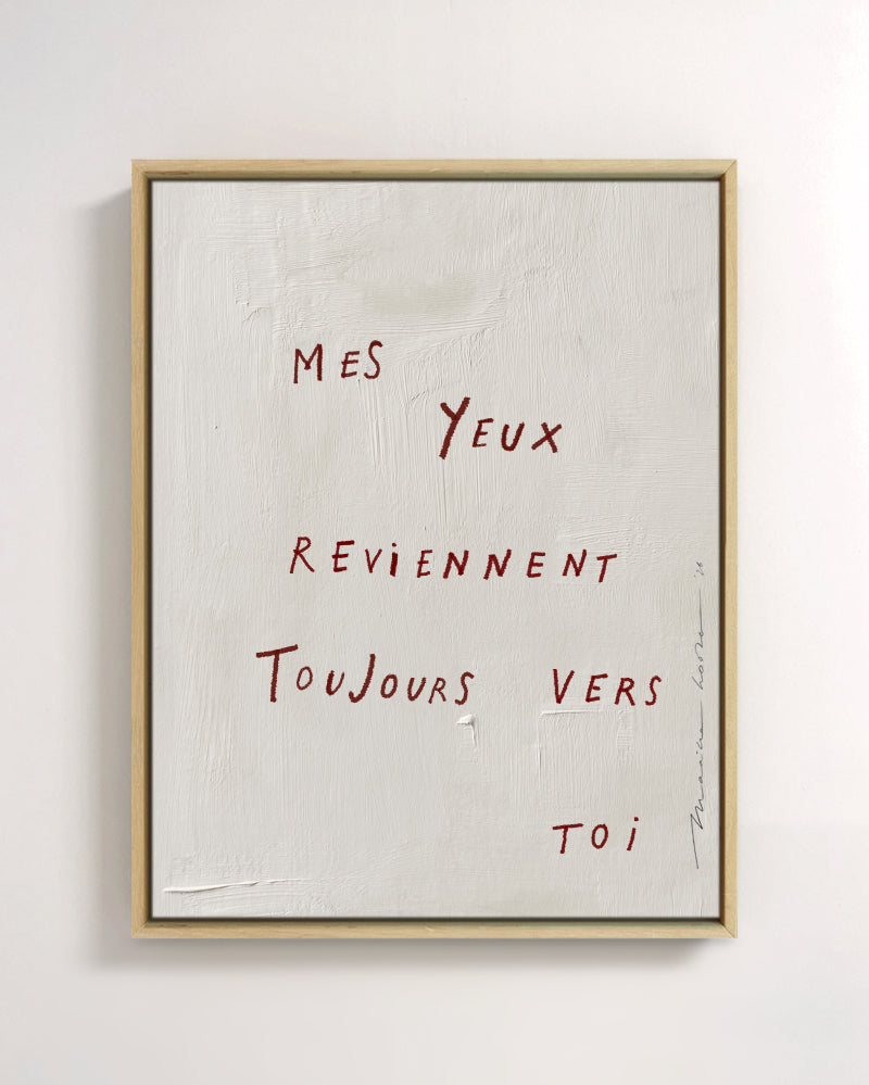 Fine-Art Canvas - mes yeux