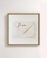 Fine-Art Canvas - P.S. Je t'aime