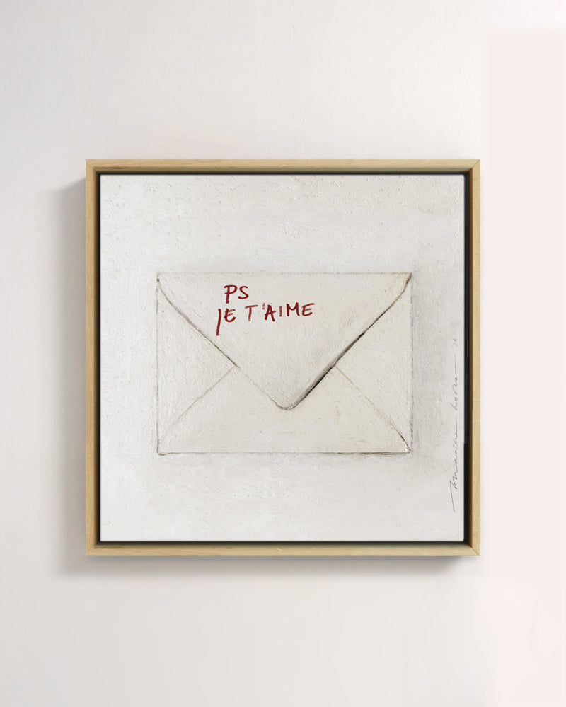 Fine-Art Canvas - P.S. Je t'aime