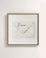 Fine-Art Canvas - P.S. Je t'aime