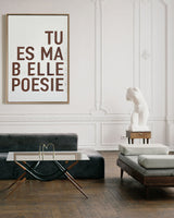 Fine-Art Canvas - Poésie, brown