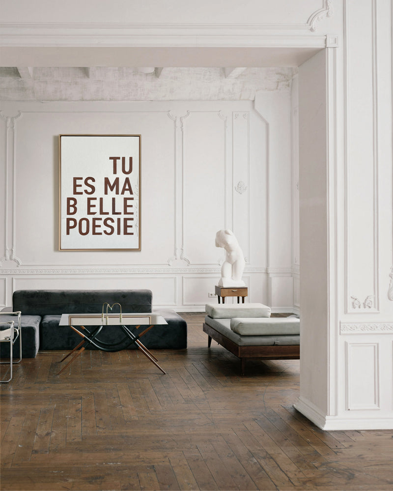Fine-Art Canvas - Poésie, brown