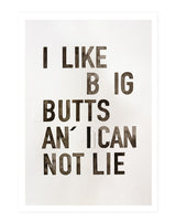 Big butts - postcard