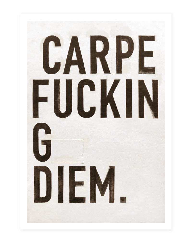 Carpe diem - postcard