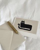 Le chat - postcard
