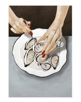 Ohlala Oysters - postcard