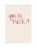 Que le fuck, summer - postcard
