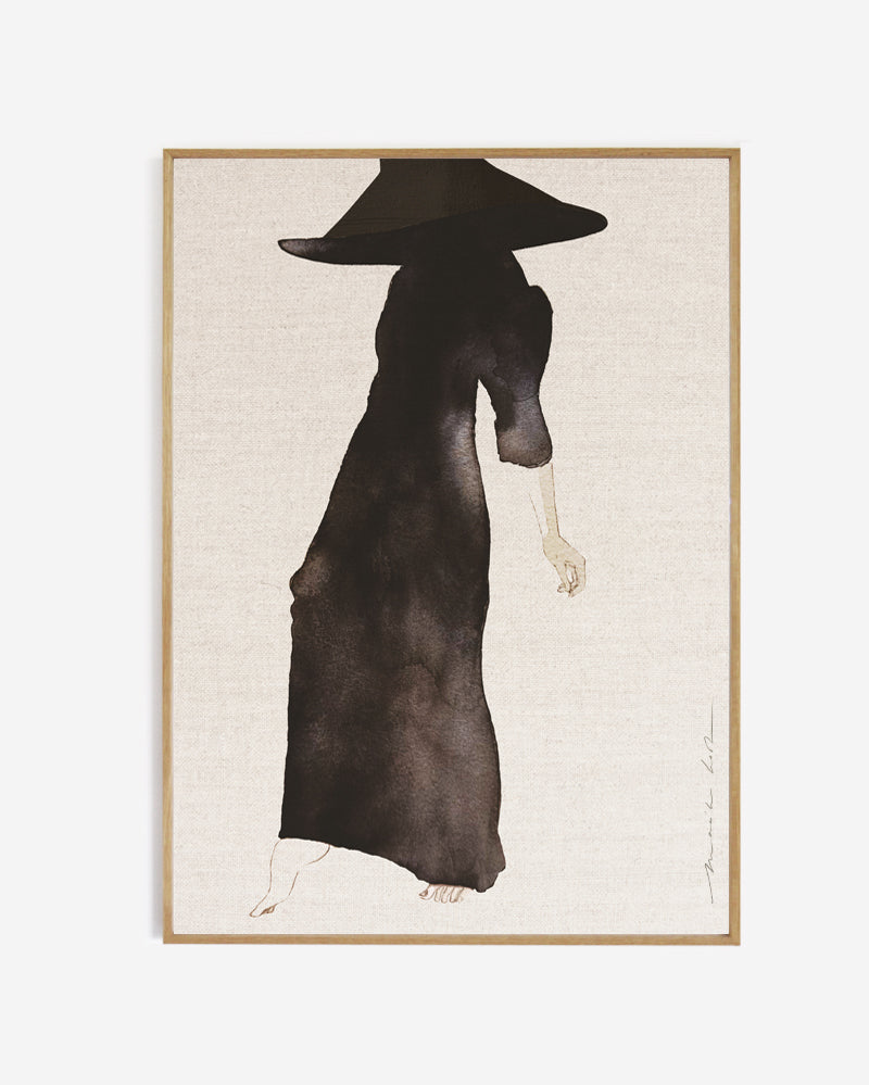 Art print - Black dress