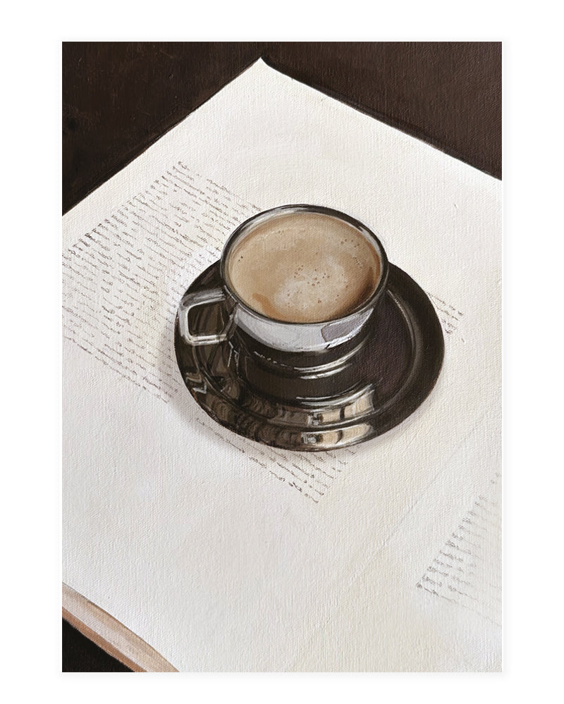 Café crème - postcard