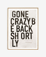 Art print - Gone crazy