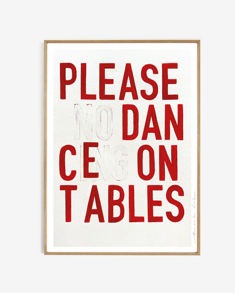 Art print - Dance red