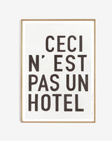 Art print - Hotel, black