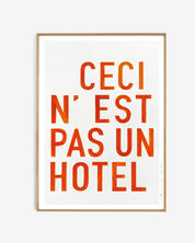 Perfectly Imperfect | Art print 30 x 40 cm - Hotel, orange