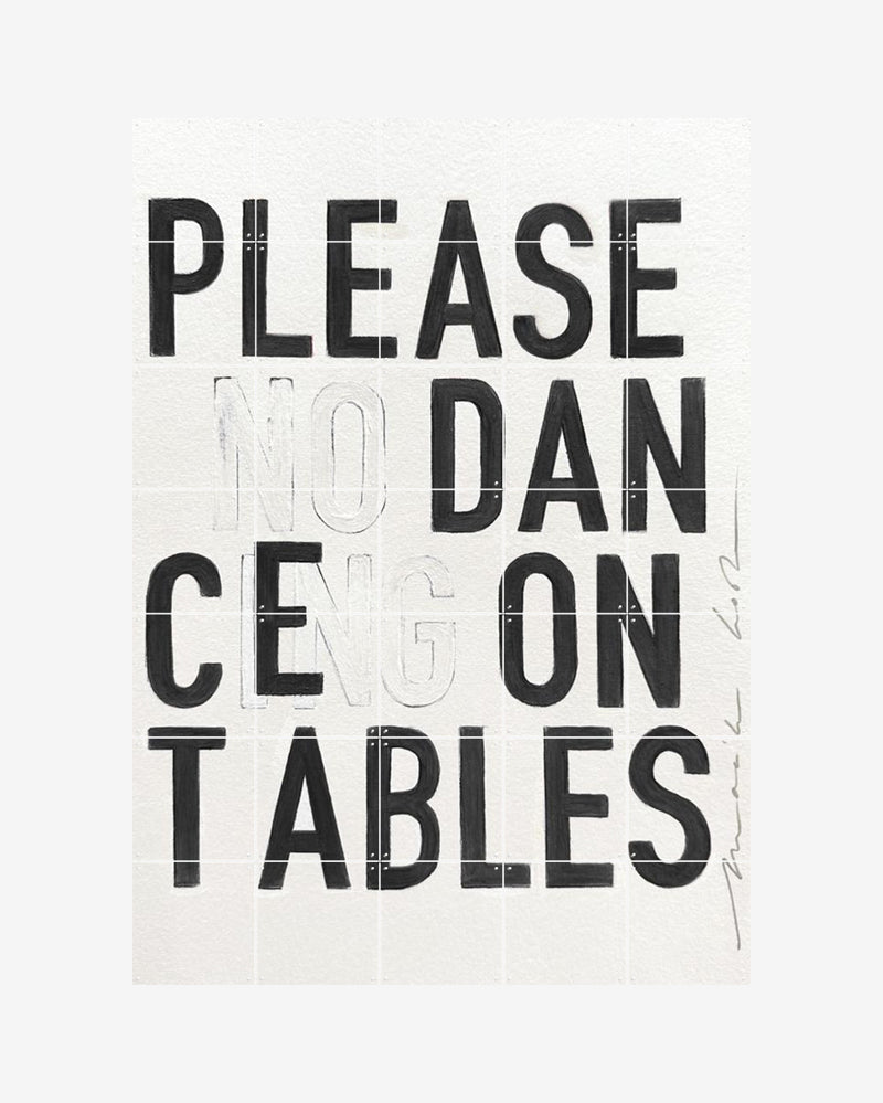 Perfectly Imperfect | IXXI 100 x 140 cm - Dance, black