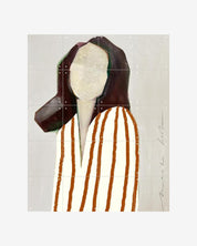 IXXI - Lady in stripes, orange