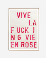 Art print - La vie en rose, pink