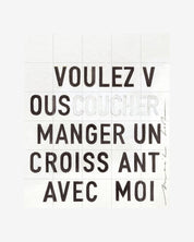 IXXI - manger un croissant, black