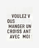 IXXI - manger un croissant, black