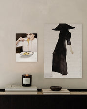 SUMMER STOCK SALE | Gallery Bond 75 x 100 cm - Black dress