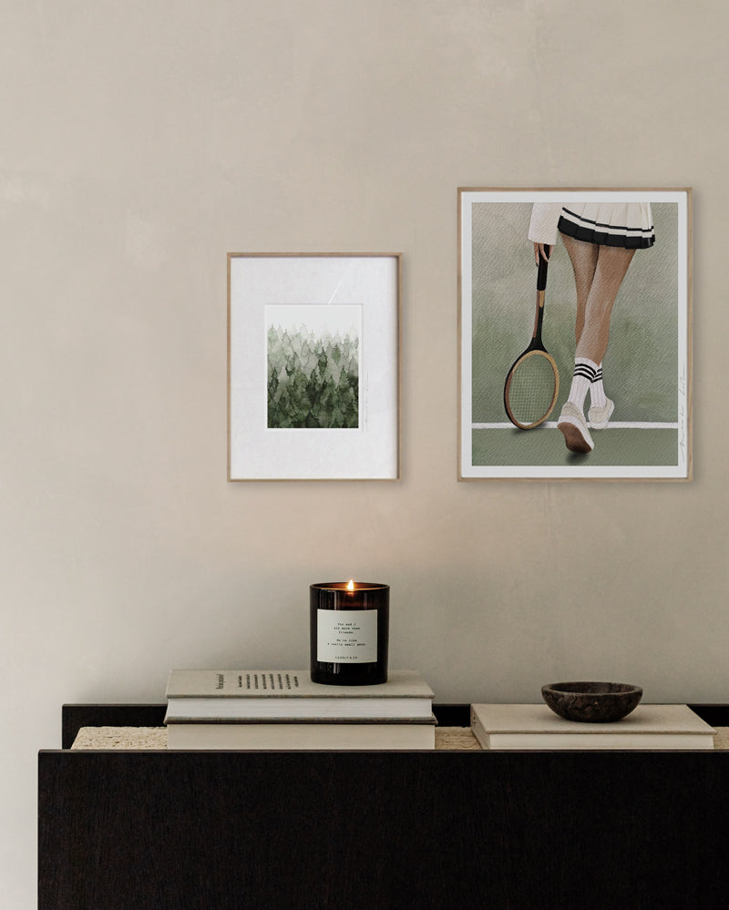 Art print - Tennis sur Gazon