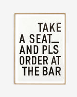 Art print - order at the bar