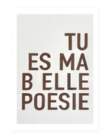 Poésie - postcard