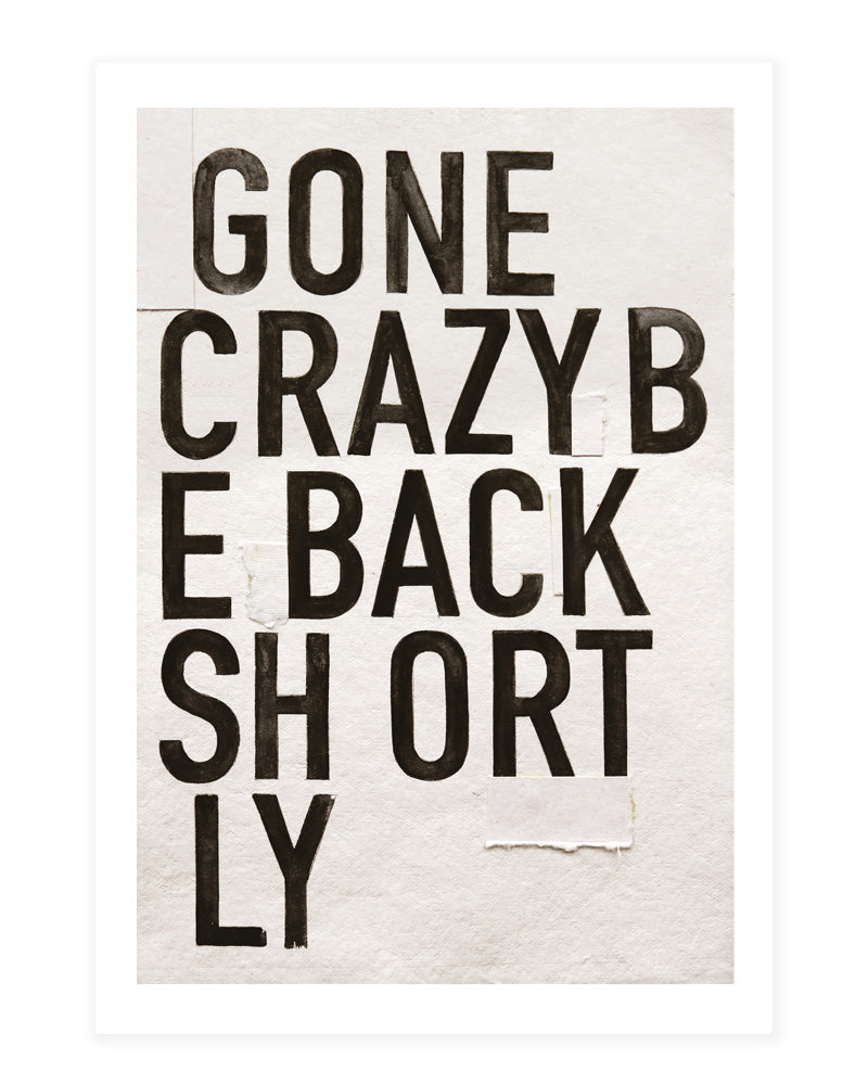 Gone crazy - postcard