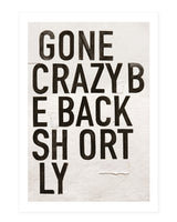 Gone crazy - postcard