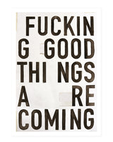 Good things - postcard