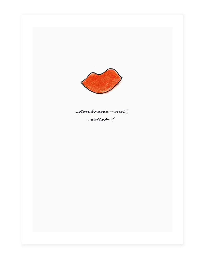 embrasse - postcard