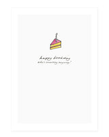 happy birthday - postcard