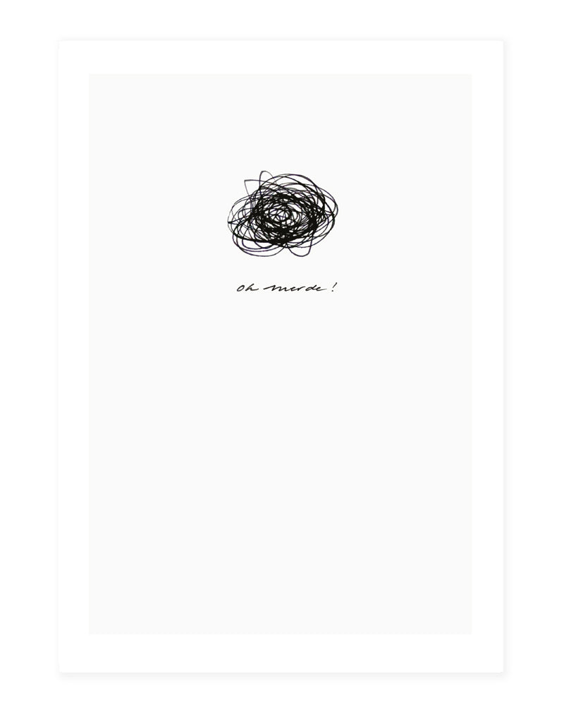 merde - postcard