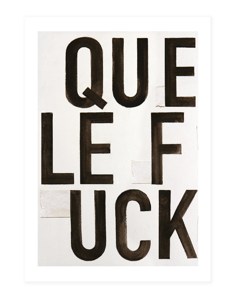 Que le fuck 2.0 - postcard