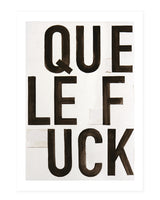 Que le fuck 2.0 - postcard