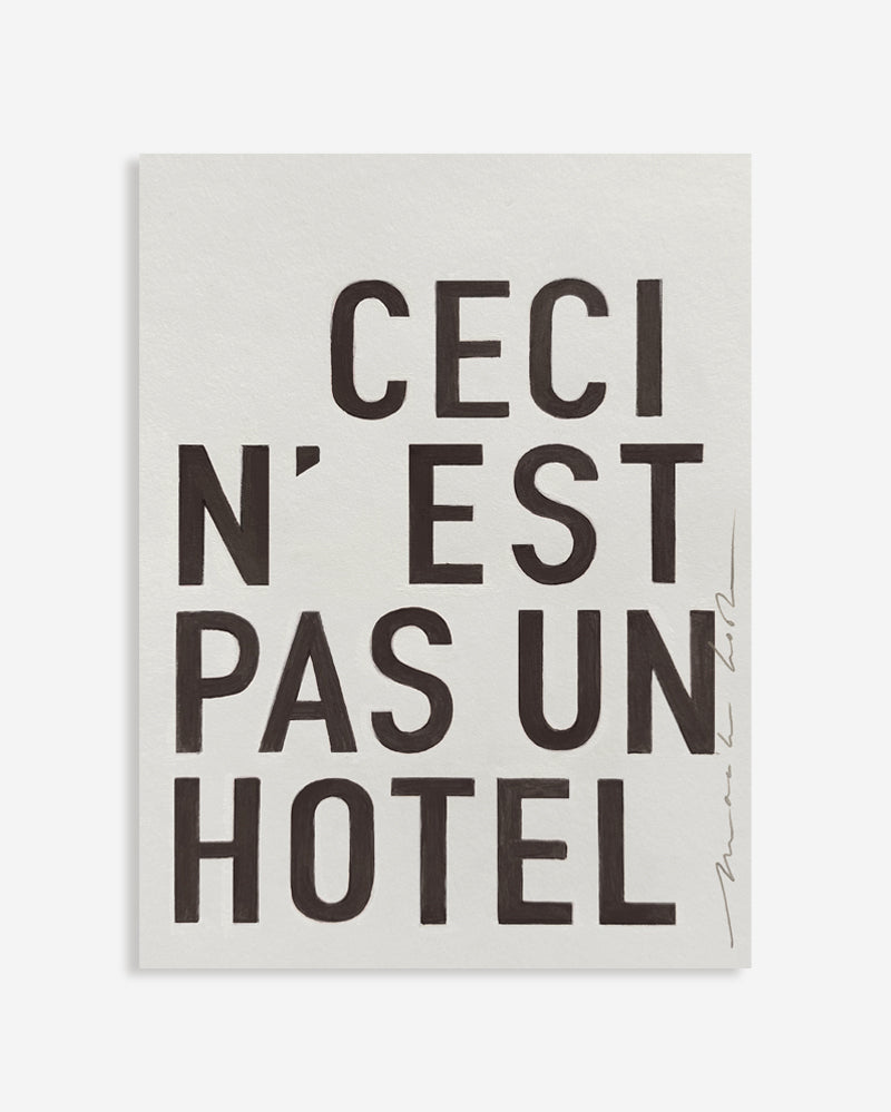 Fine-art Forex - Hotel, black