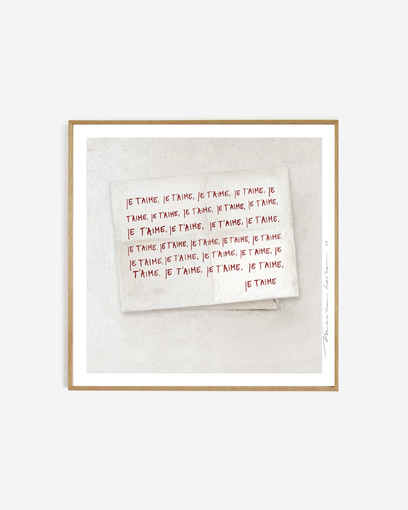 Art print - Lettre d'Amour