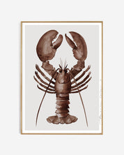 Art print - Lobster brown
